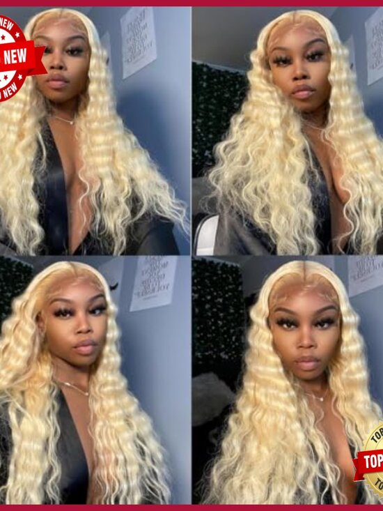 32 Inch Clip-In Human Hair Extensions, Deep Wave Texture, 7 Pieces main image 3
